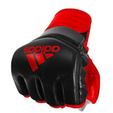 adidas オープンフィンガーグローブ Training Grappling Gloves 黒赤 BlackRed [ad-gv-openfinger-pu-training-24-bkrd]