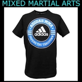 adidas アディダス Tシャツ T-shirt [ADIDAS MMA Model] 黒 Black [ad-t-mma-dtd-16-bk]