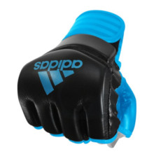 adidas オープンフィンガーグローブ Training Grappling Gloves 黒青 BlackBlue